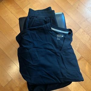 Fabletics black scrubs